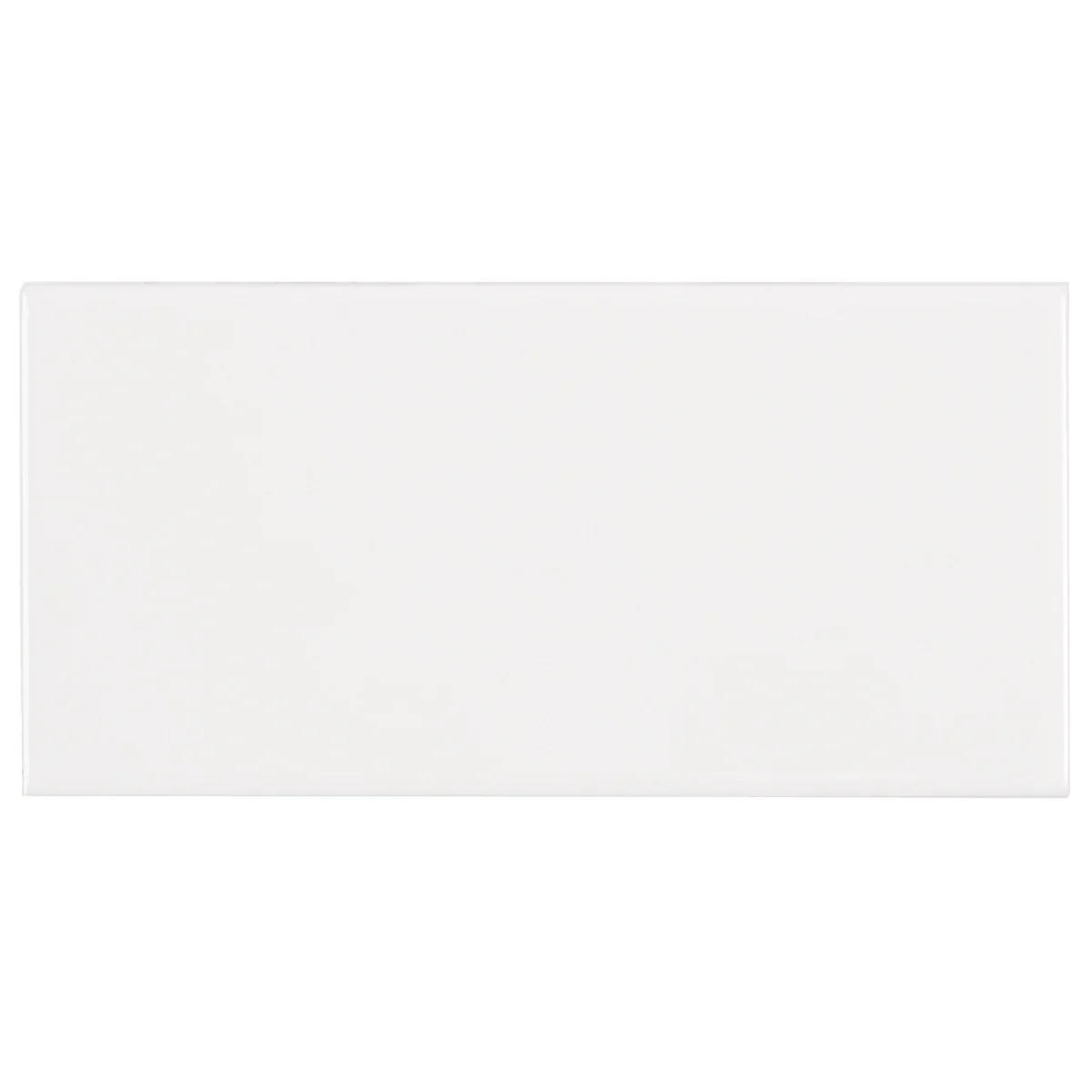 Basic White 3x6 Polished Ceramic Subway Wall Tile - Image 3