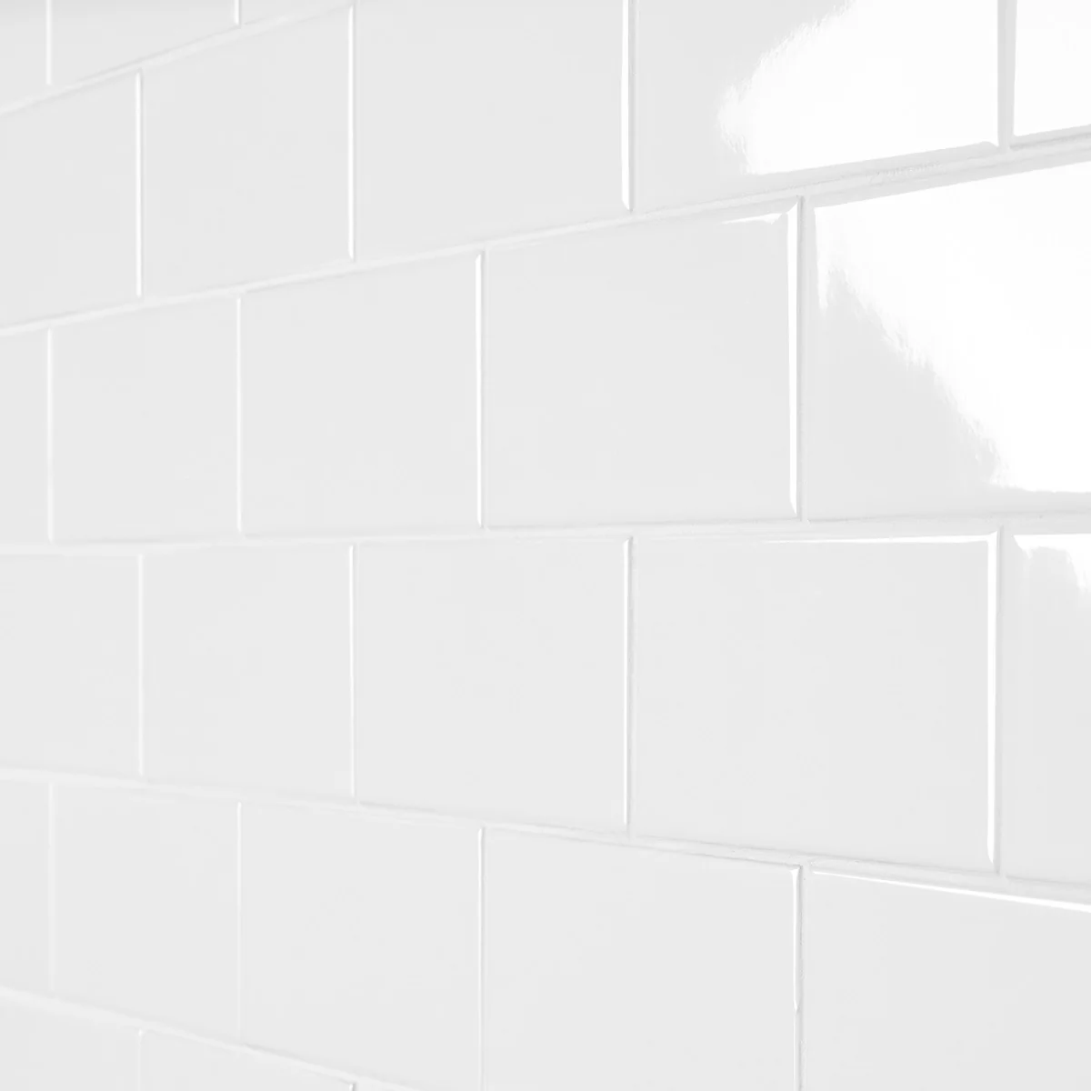 Basic White 3x6 Polished Ceramic Subway Wall Tile - Image 5