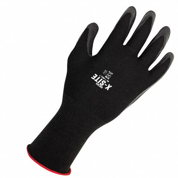 BDG Knit Gloves XS with Foam Latex Palm Dipped Coating - Image 2