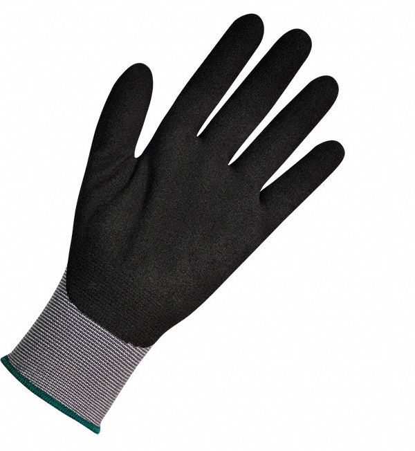 BDG X-Site Gray Sandy Foam Nitrile Coated Gloves (L, ANSI Abrasion Level 4) - Image 2