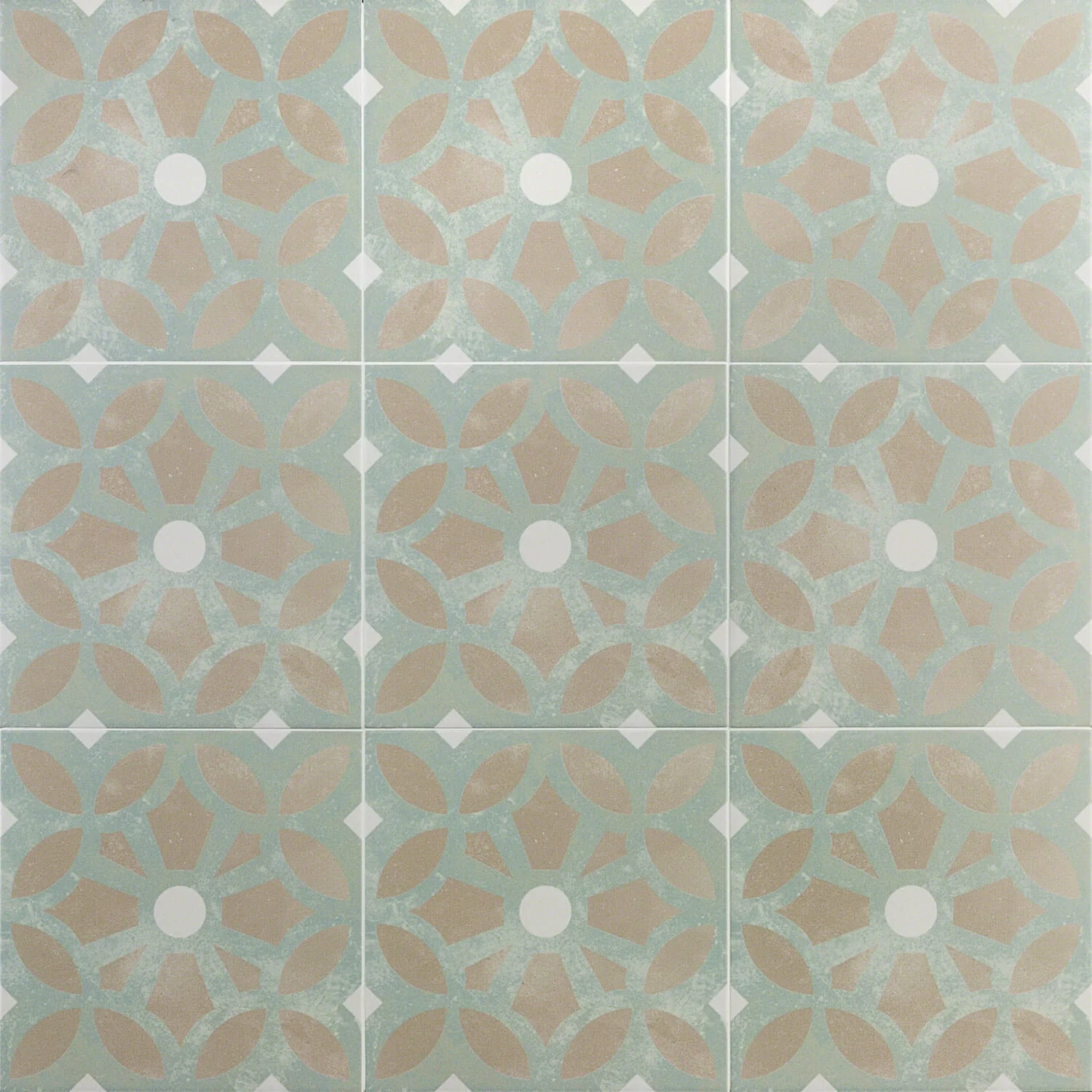 Bella Louvre Green Matte Porcelain Tile - 9x9 Inches - Image 3