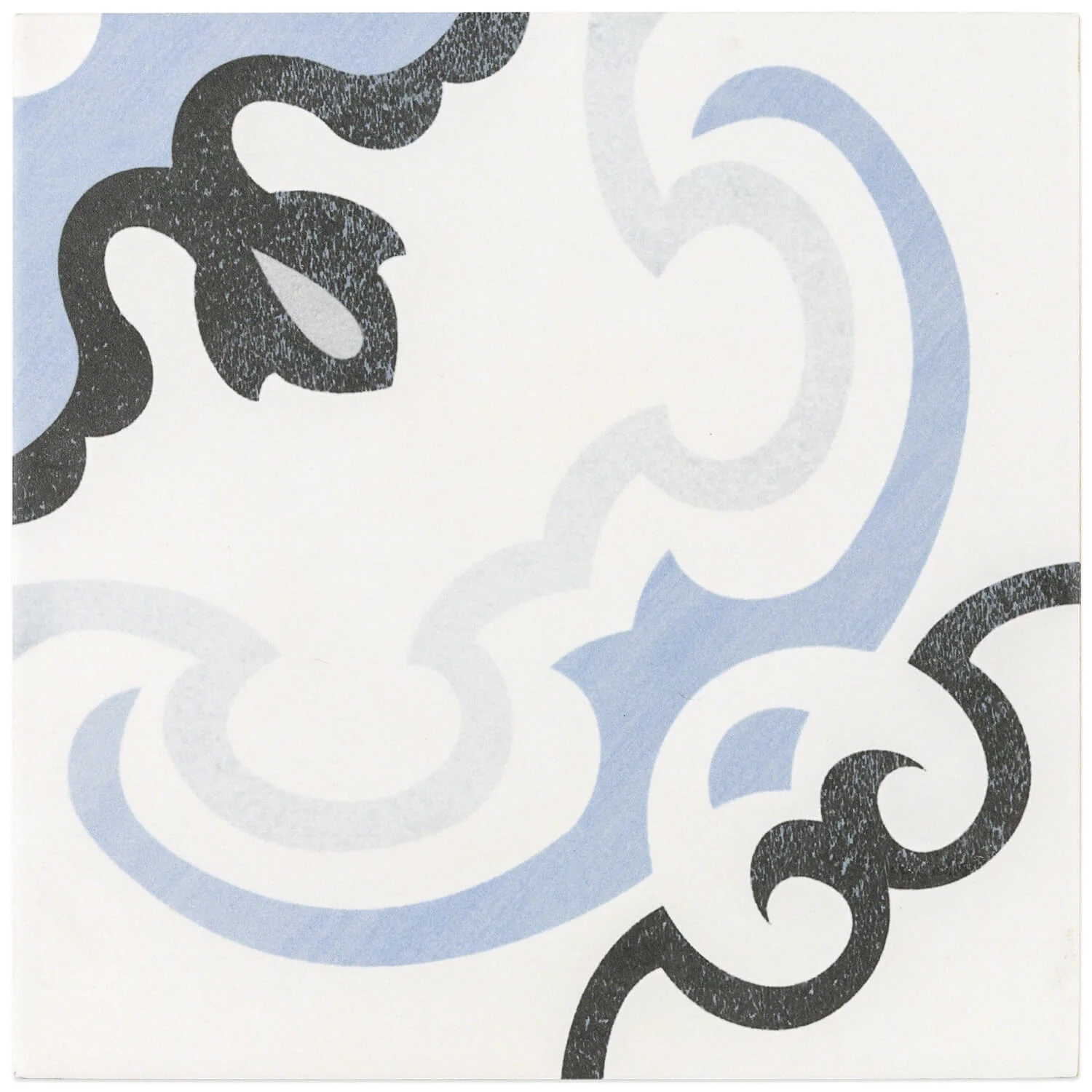 Bella Met Blue 9x9 Matte Porcelain Tile - Lux Tile - Image 4