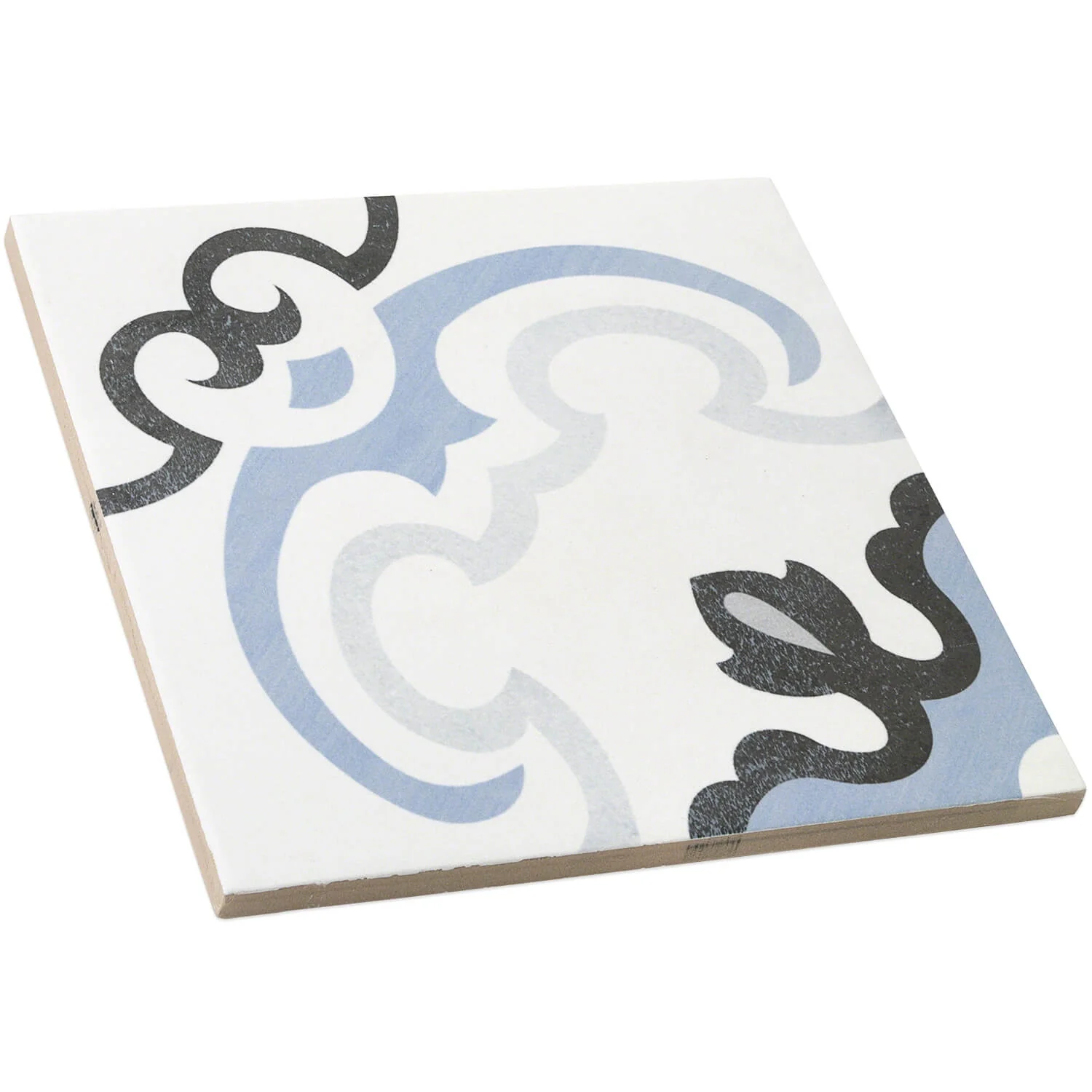 Bella Met Blue 9x9 Matte Porcelain Tile - Lux Tile - Image 7