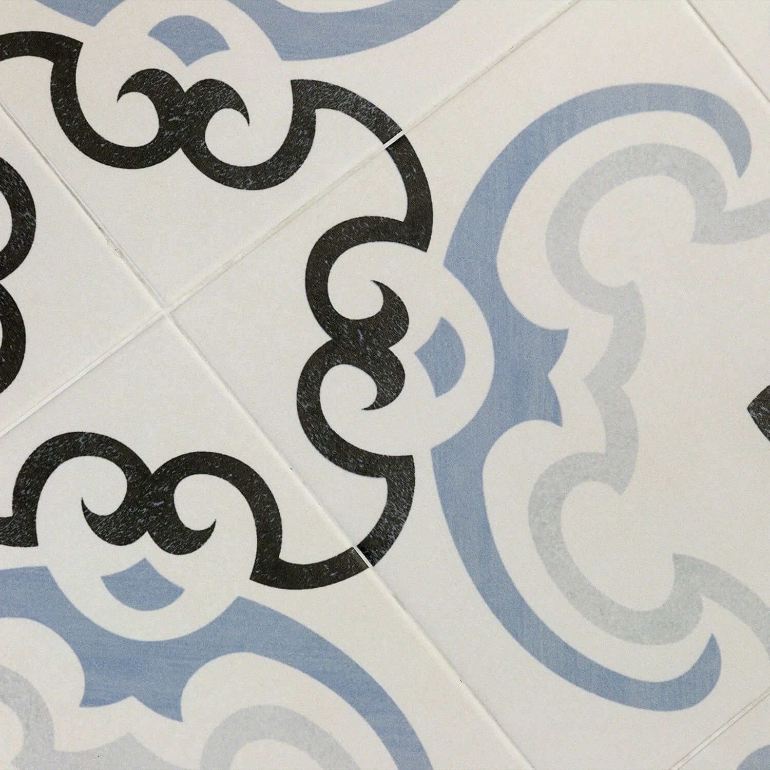 Bella Met Blue 9x9 Matte Porcelain Tile - Lux Tile - Image 9