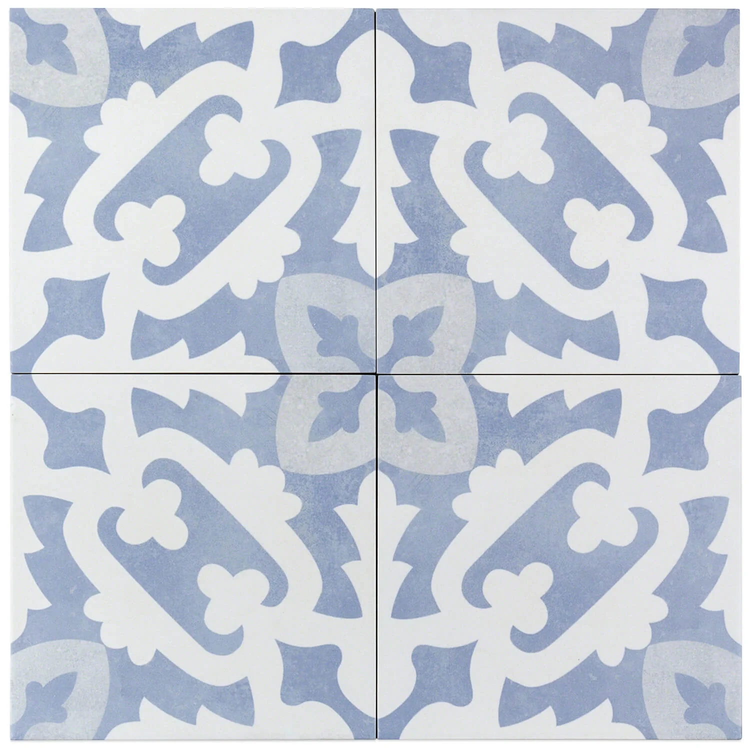 Bella Moma Blue 9x9 Matte Porcelain Tile by Lux Tile - Image 4
