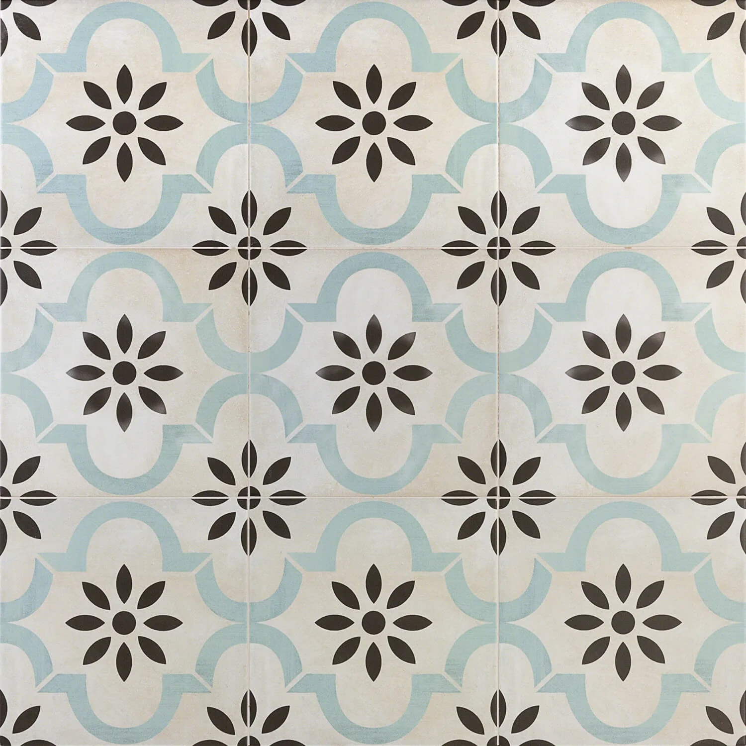 Bella Prado Blue 9x9 Matte Porcelain Tile for Residential and Commercial Use - Image 2