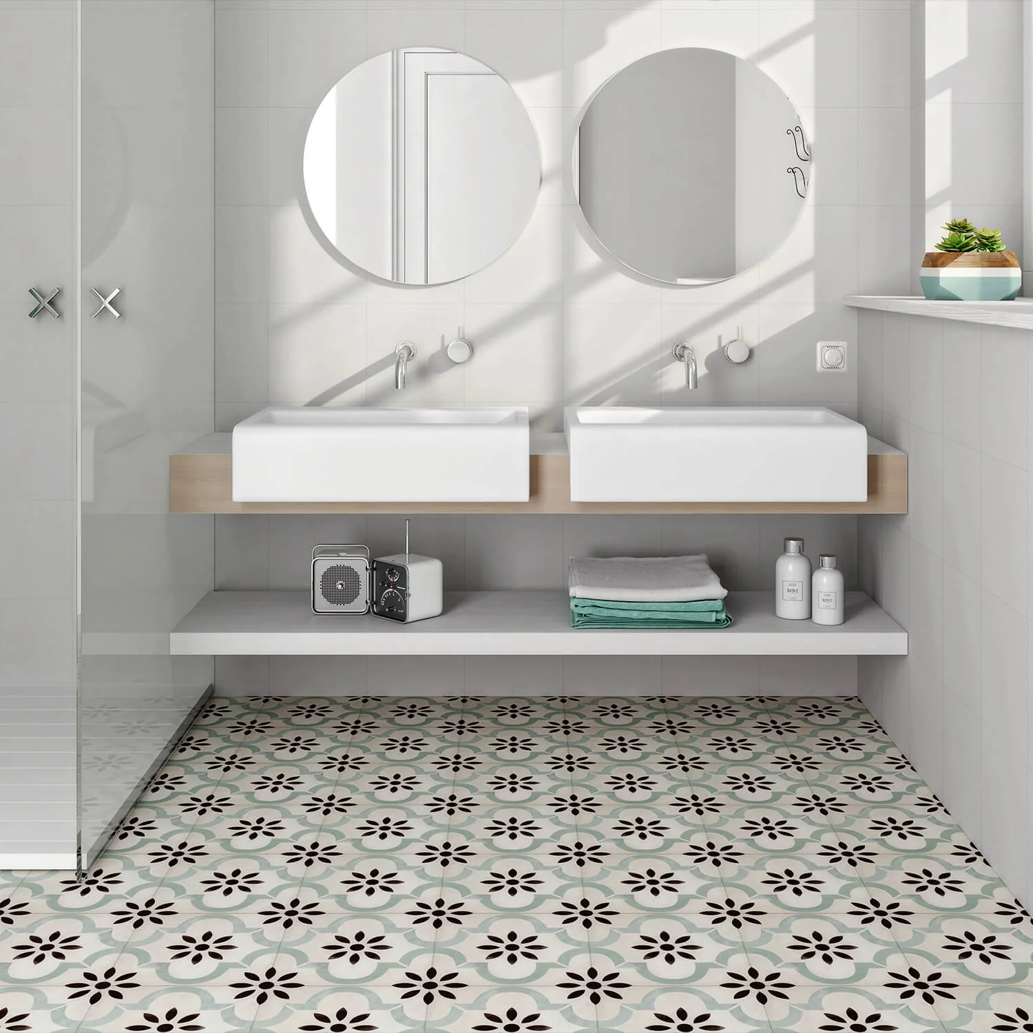 Bella Prado Blue 9x9 Matte Porcelain Tile for Residential and Commercial Use - Image 5