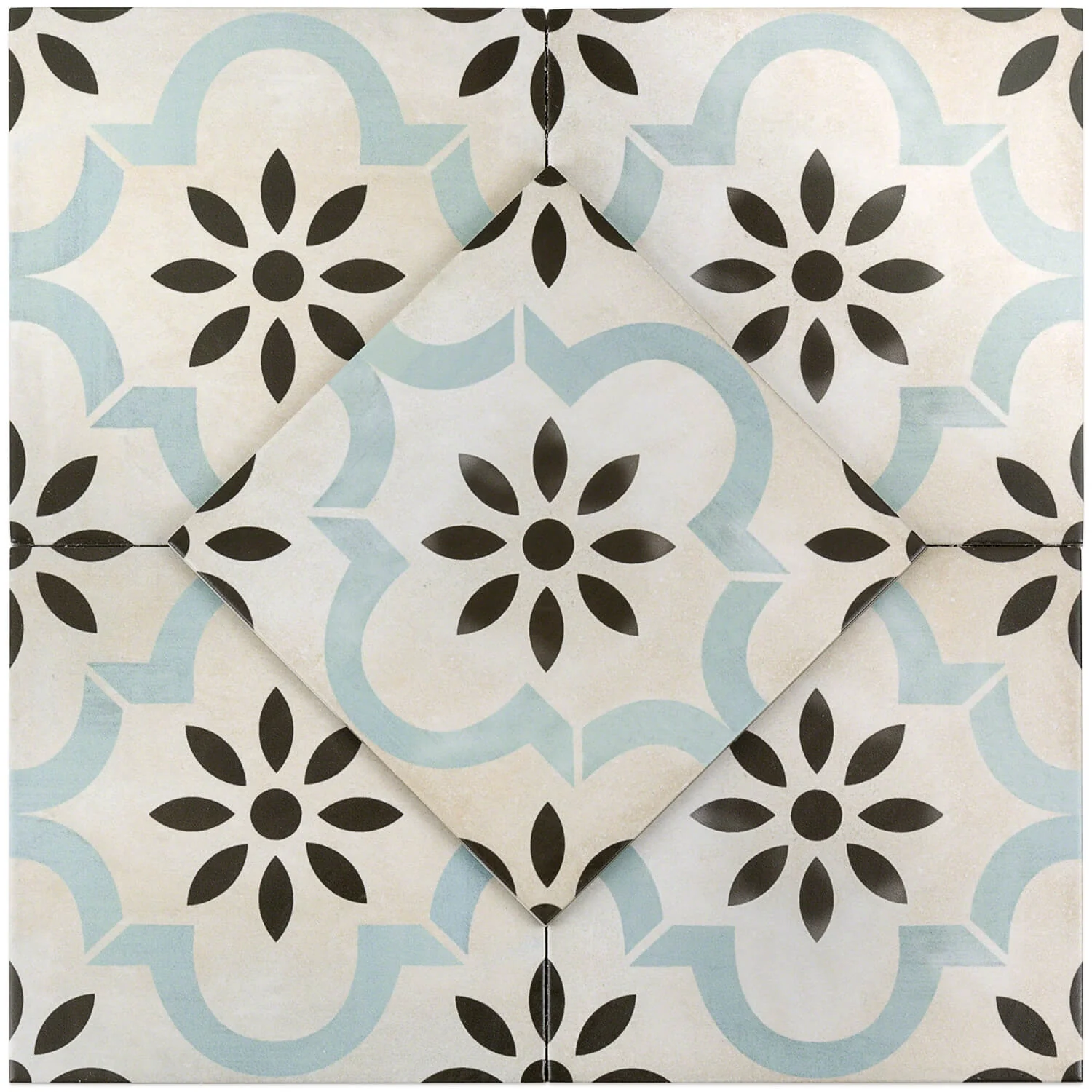 Bella Prado Blue 9x9 Matte Porcelain Tile for Residential and Commercial Use - Image 7