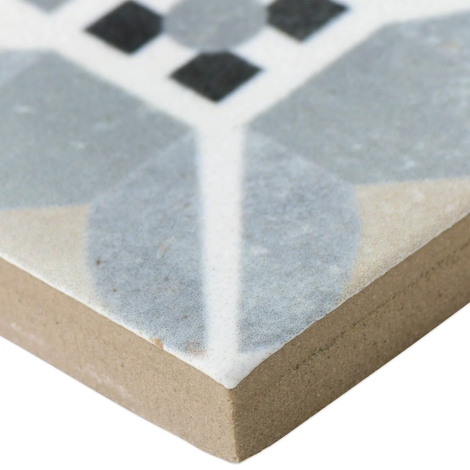 Bella Royale Gray 9x9 Matte Porcelain Tile - Encaustic Look - Image 8