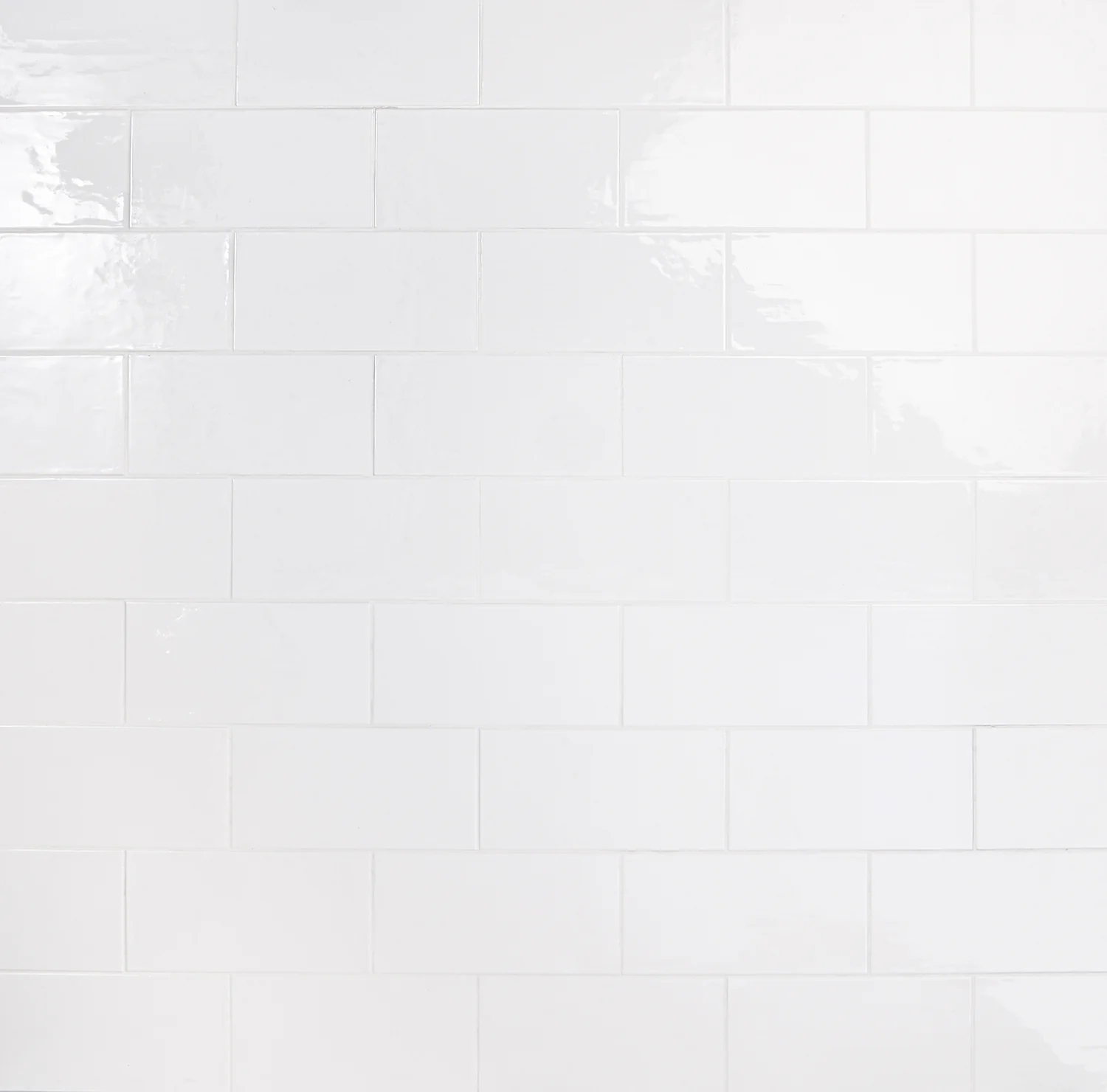 Bellami Bianco White 5x10 Glossy Ceramic Subway Tile - Lux Tile - Image 2