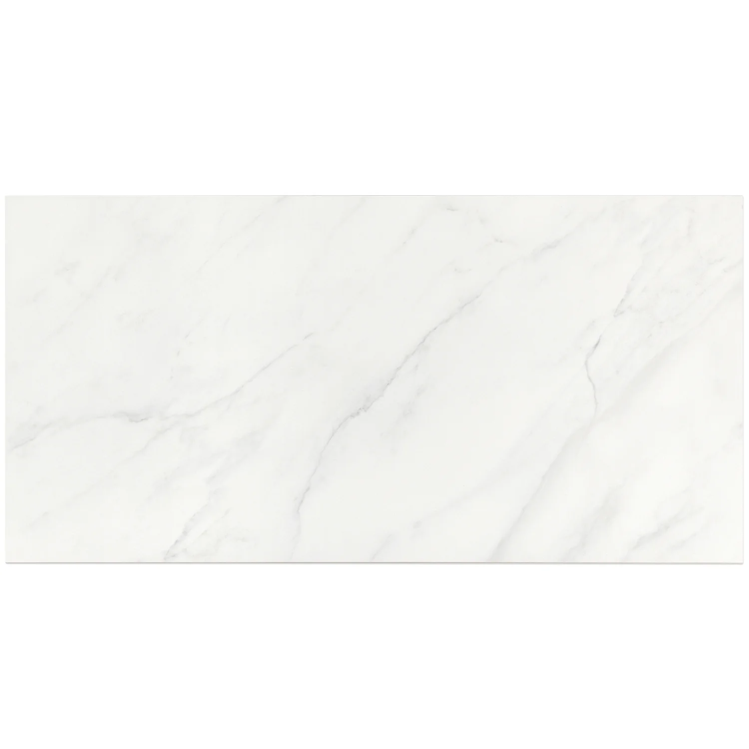 Belvedere Bianco White 15x30 Semi-Polished Porcelain Tile - Image 3