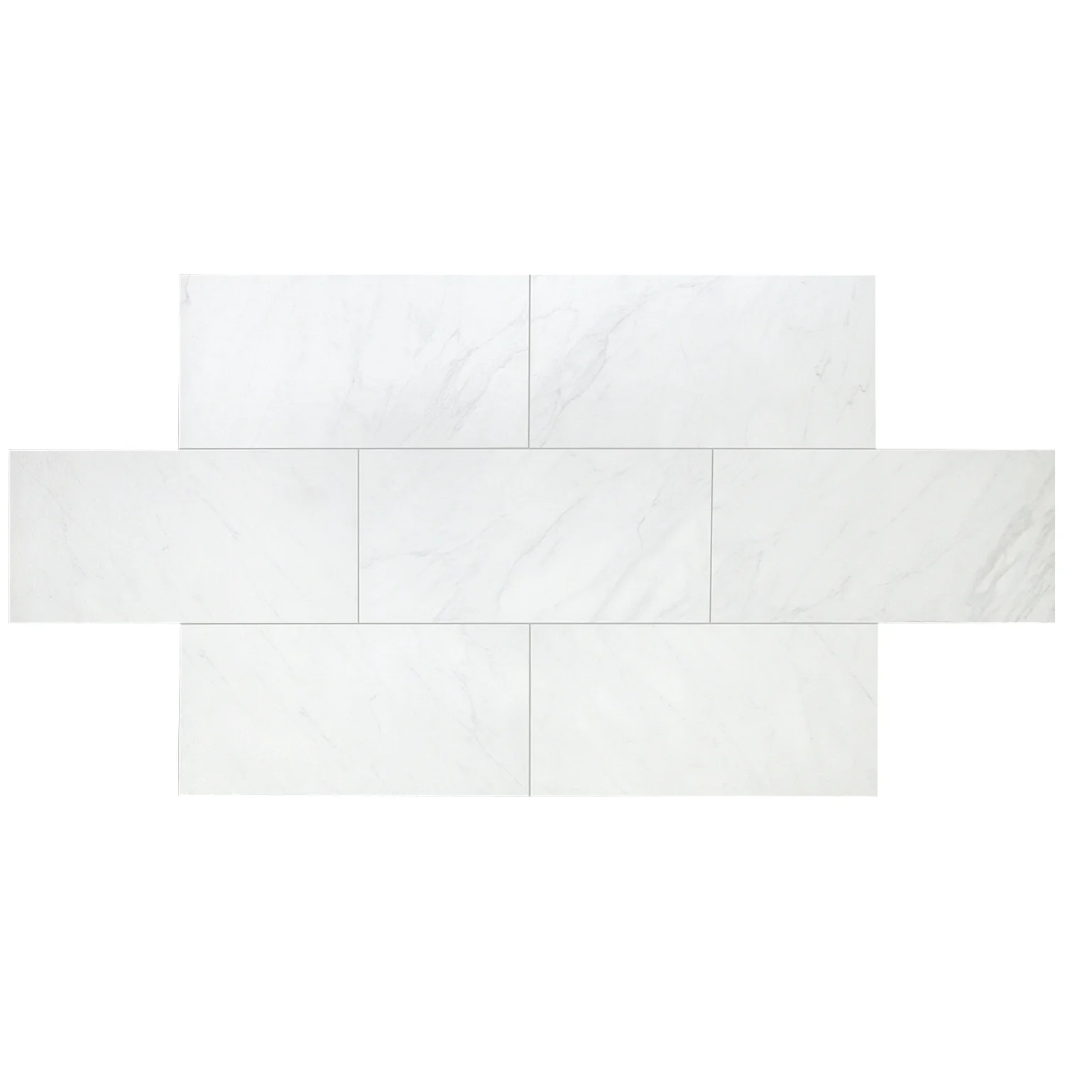 Belvedere Bianco White 15x30 Semi-Polished Porcelain Tile - Image 6