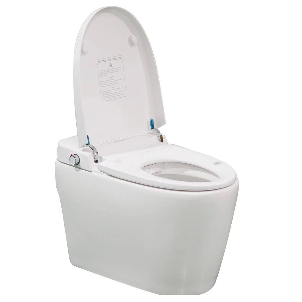 BENOLTI BN-6100S: Tankless Elongated Smart Bidet Toilet with Auto Flush & Heated Seat in White - Image 5