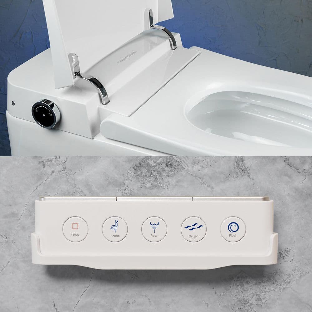 BIDETMATE 6000 Intelligent Elongated Bidet Toilet with Heated Water and Auto-Flush - Image 7