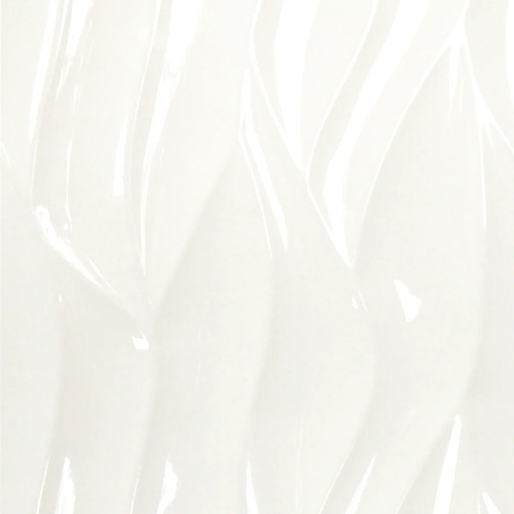 Billowy Clouds White 12x36 Polished Ceramic Wall Tile - Lux Tile - Image 2