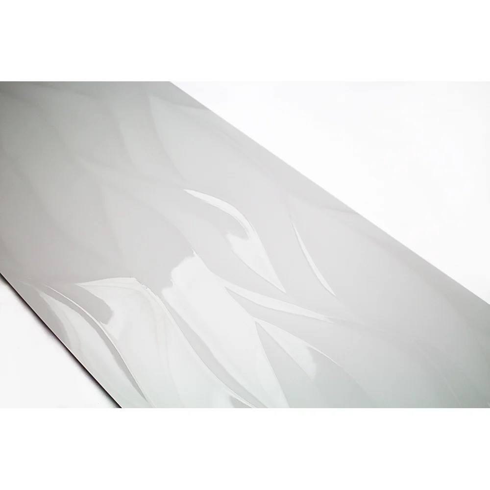 Billowy Clouds White 12x36 Polished Ceramic Wall Tile - Lux Tile - Image 4