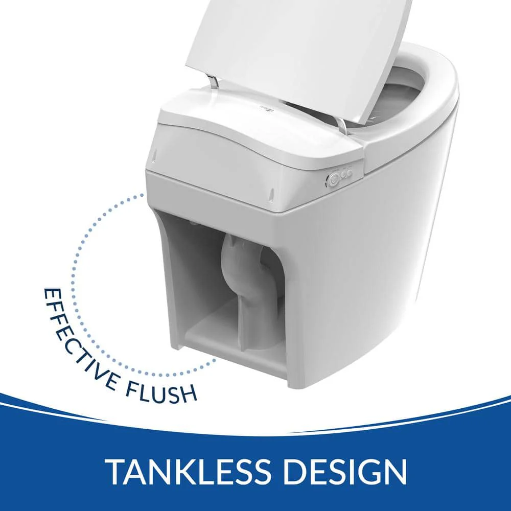 BIO BIDET Discovery DLX Elongated Smart Toilet Bidet System with Heated Seat & Air Dryer - Image 10