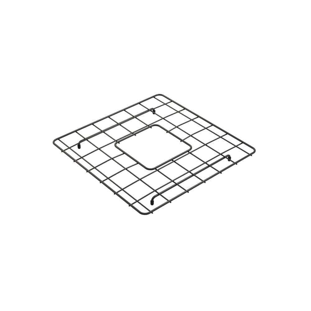 BOCCHI Matte Black Stainless Steel Sink Bottom Grid for 36 In. Double Bowl Sinks