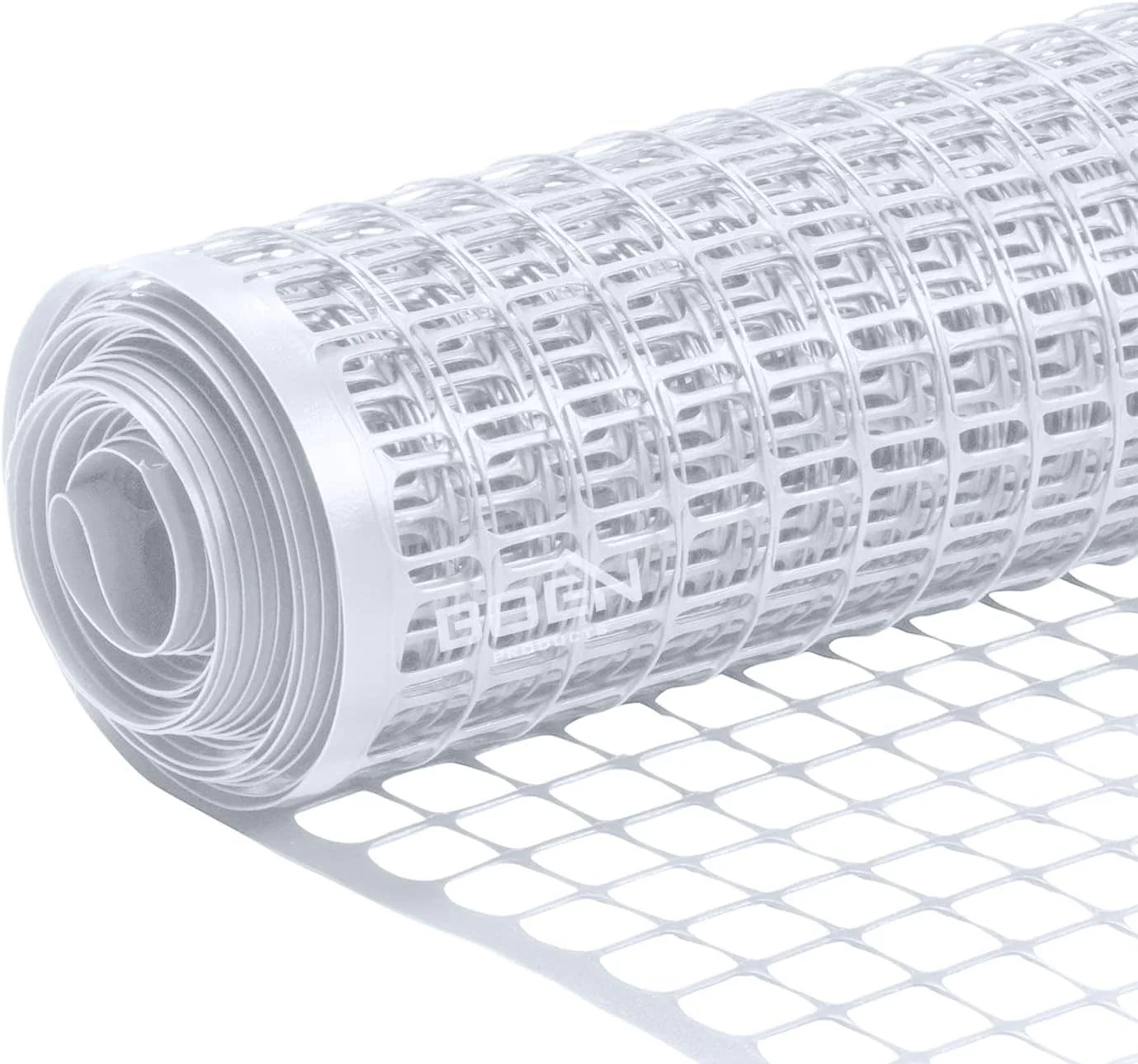 BOEN 25 ft x 3.33 ft White Plastic Extruded Mesh Garden Fence - Image 5