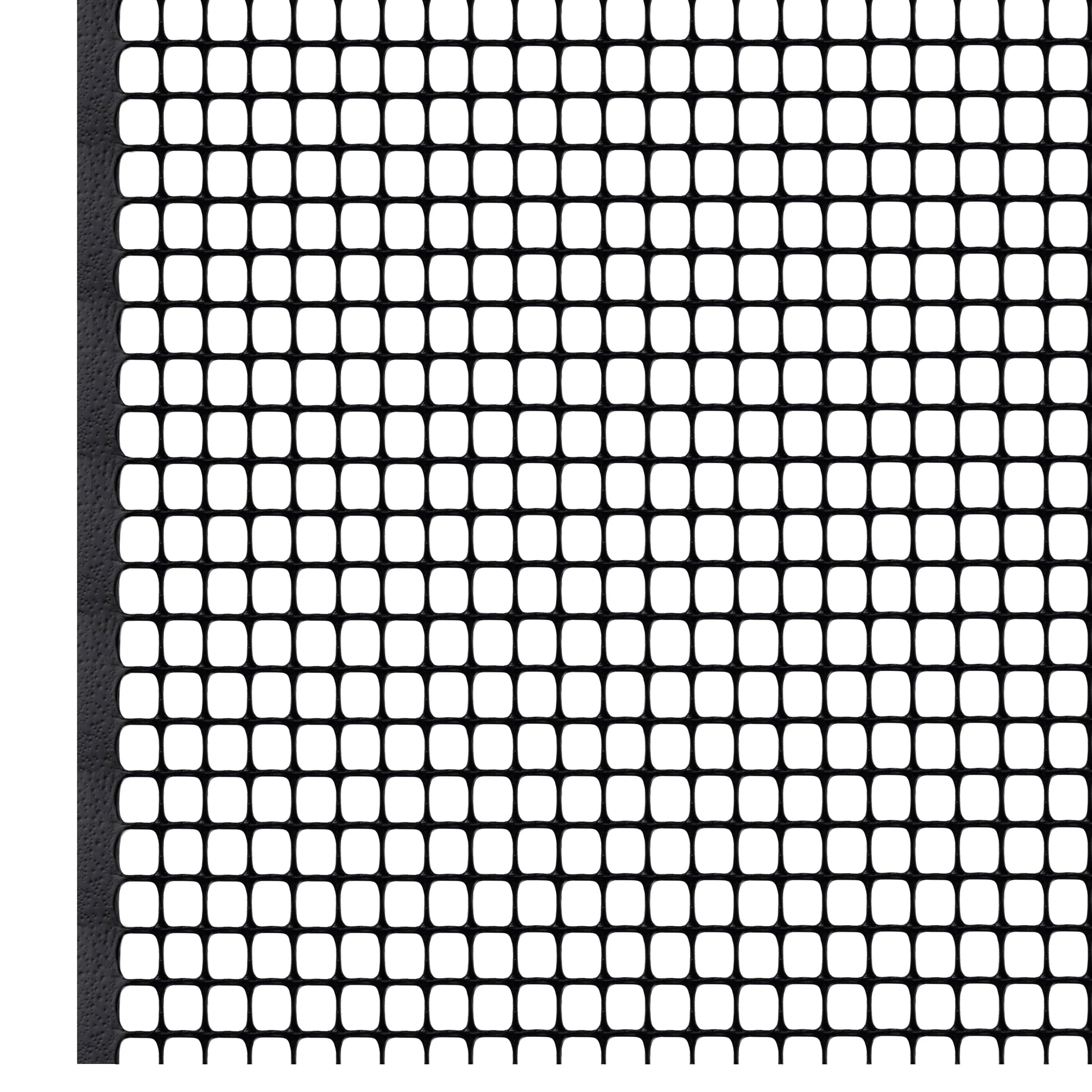 BOEN 3'x15' 7-Gauge Black Plastic Extruded Mesh Rolled Fencing - Image 4