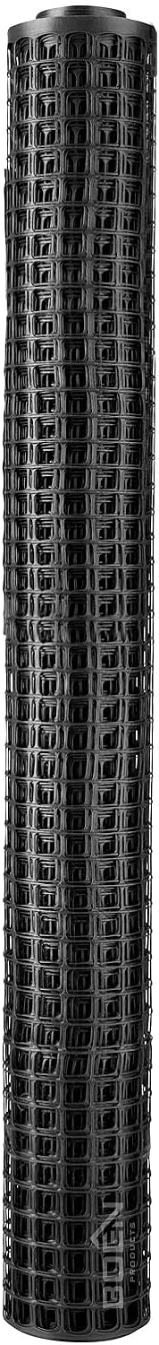 BOEN Black Plastic Extruded Mesh Rolled Fencing, 100' x 4' 6-Gauge - Image 3