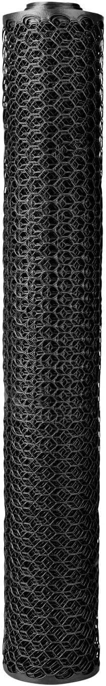 BOEN Black Plastic Extruded Mesh Rolled Fencing, 50 ft x 2 ft, 6-Gauge - Image 4