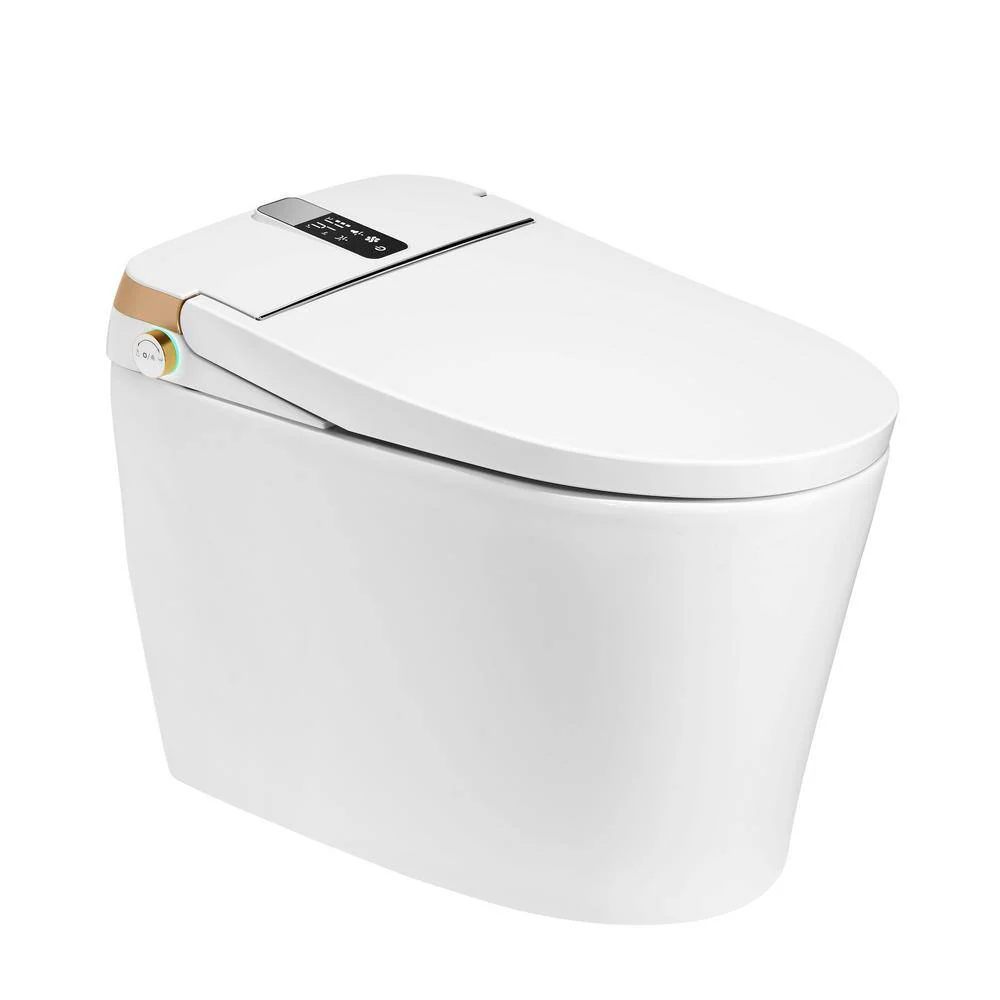 Boosicavelly Elongated Bidet Toilet 1.28 GPF Heated & Deodorizing in White - Image 7