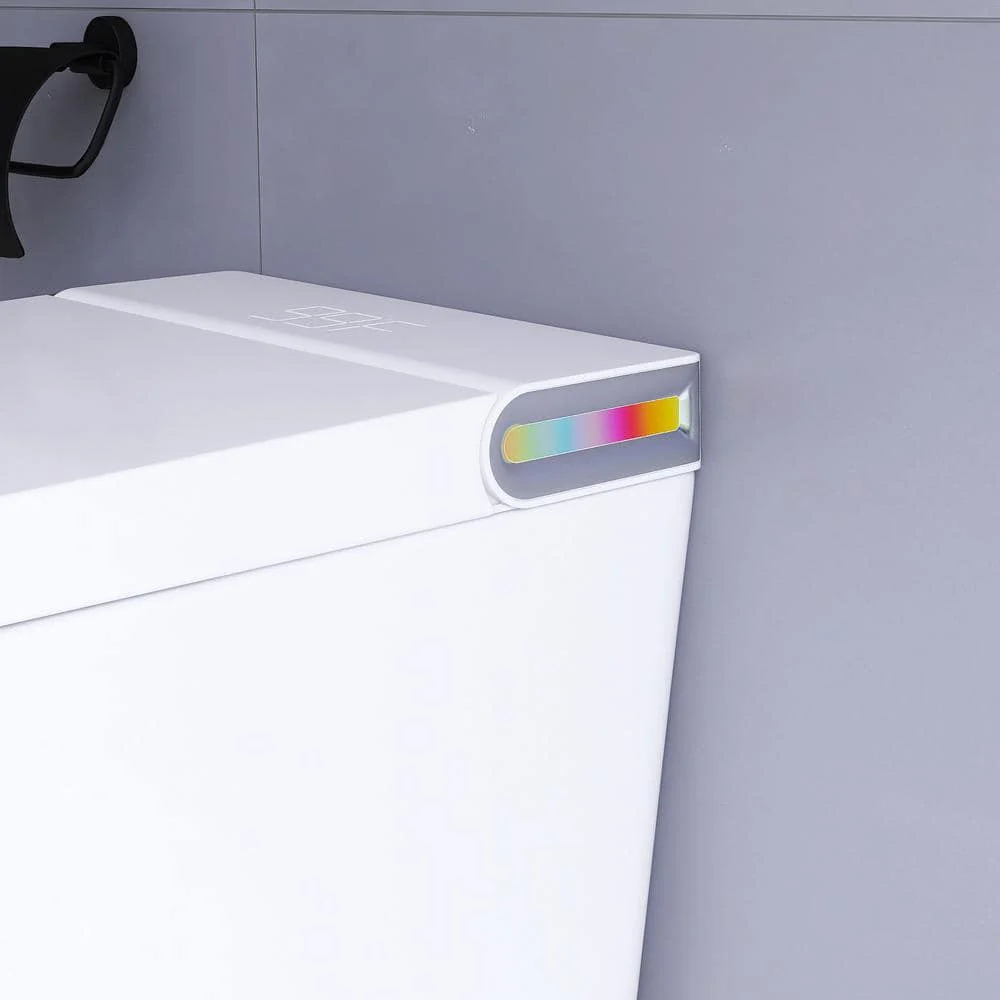 Boosicavelly Smart Bidet Toilet 1.19 GPF in White with Night Light and Remote Control - Image 7