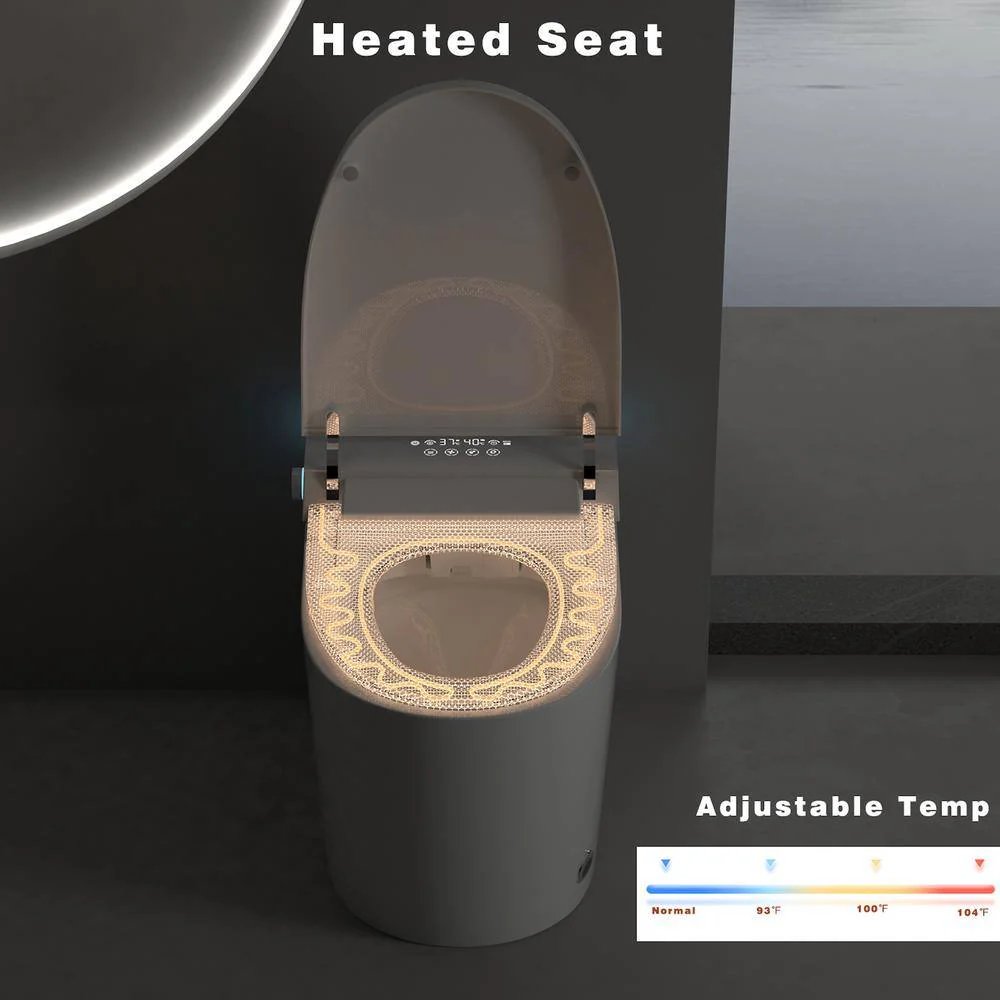Boosicavelly Smart Elongated Bidet Toilet with Auto Flush & Heated Seat - Image 5