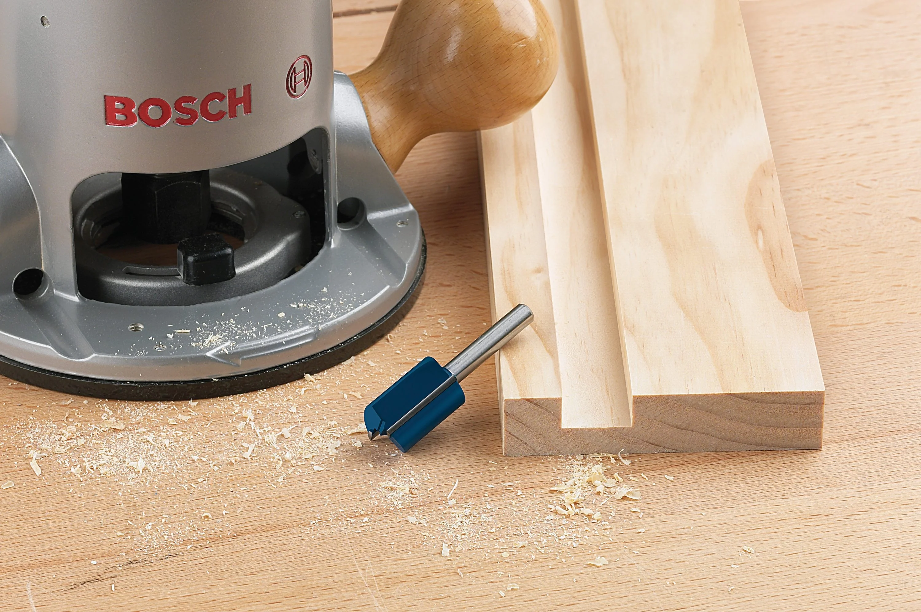 Bosch 1-1/4-in Carbide-Tipped Straight Router Bit - Image 2