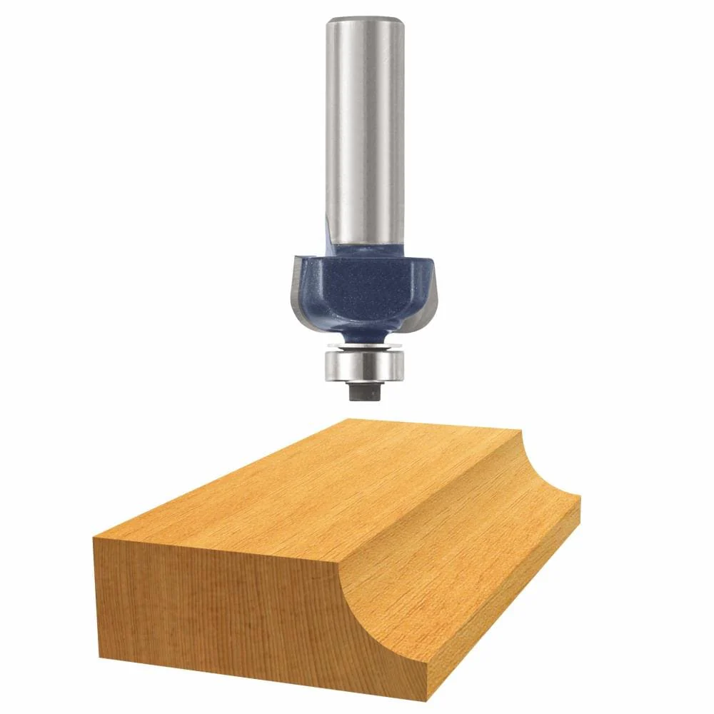 Bosch 1/4-in Carbide-Tipped Cove Router Bit
