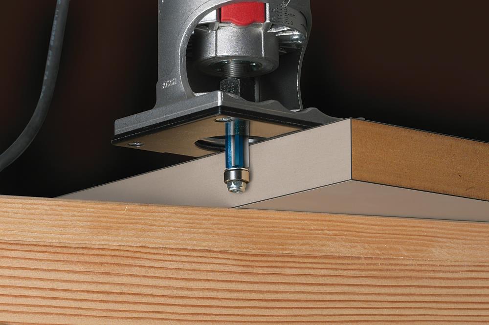 Bosch 1/4-in High-Speed Steel Straight Fluted Pilot Panel Router Bit, 3/4-in Cut Length - Image 6