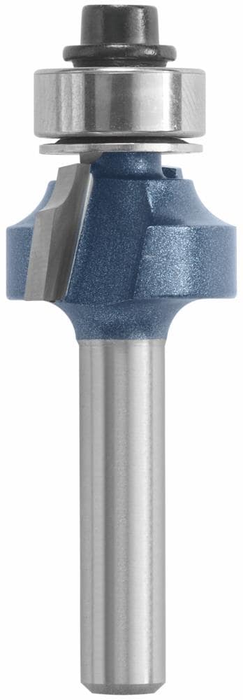 Bosch 1/8-in Carbide-Tipped Roundover Router Bit, 1/4-in Shank, 3/4-in OD - Image 5