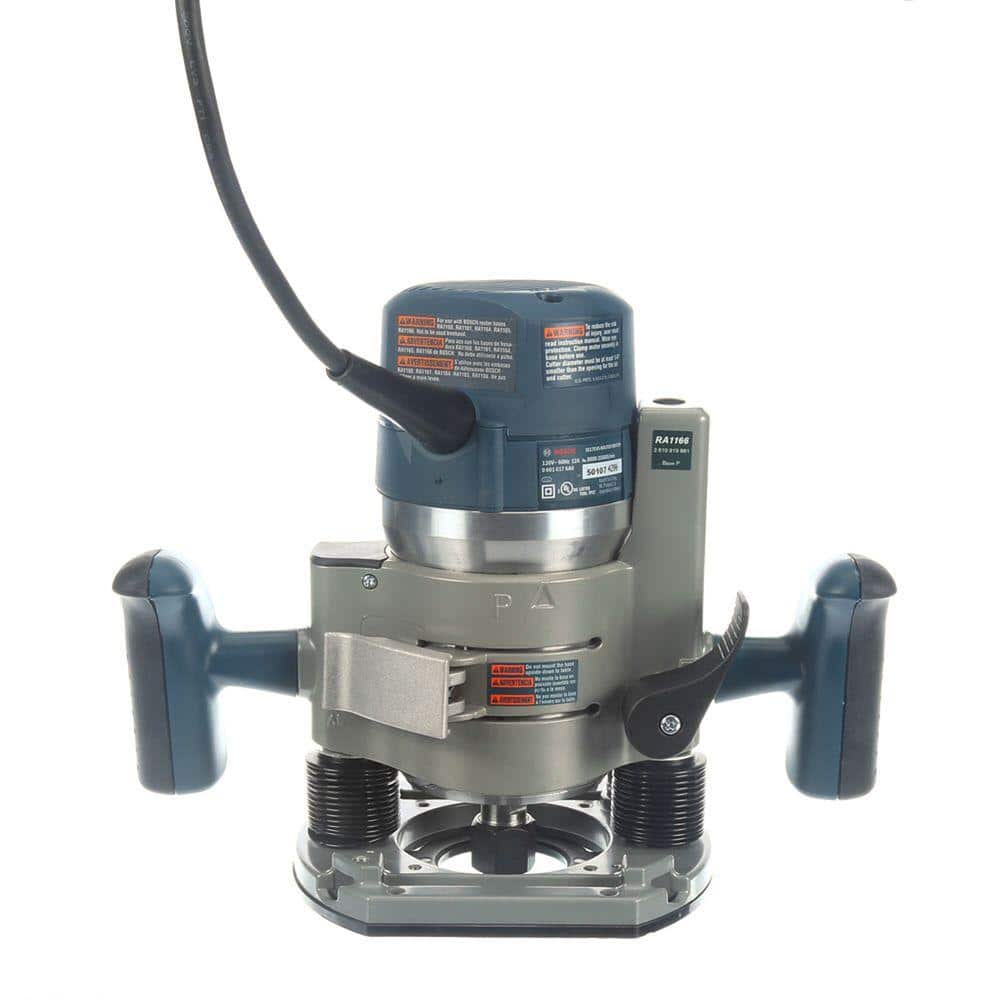 Bosch 12 Amp 2-1/4 in. Corded Variable-Speed Plunge and Fixed Base Router Kit with Hard Case, 1617EVSPK - Image 4