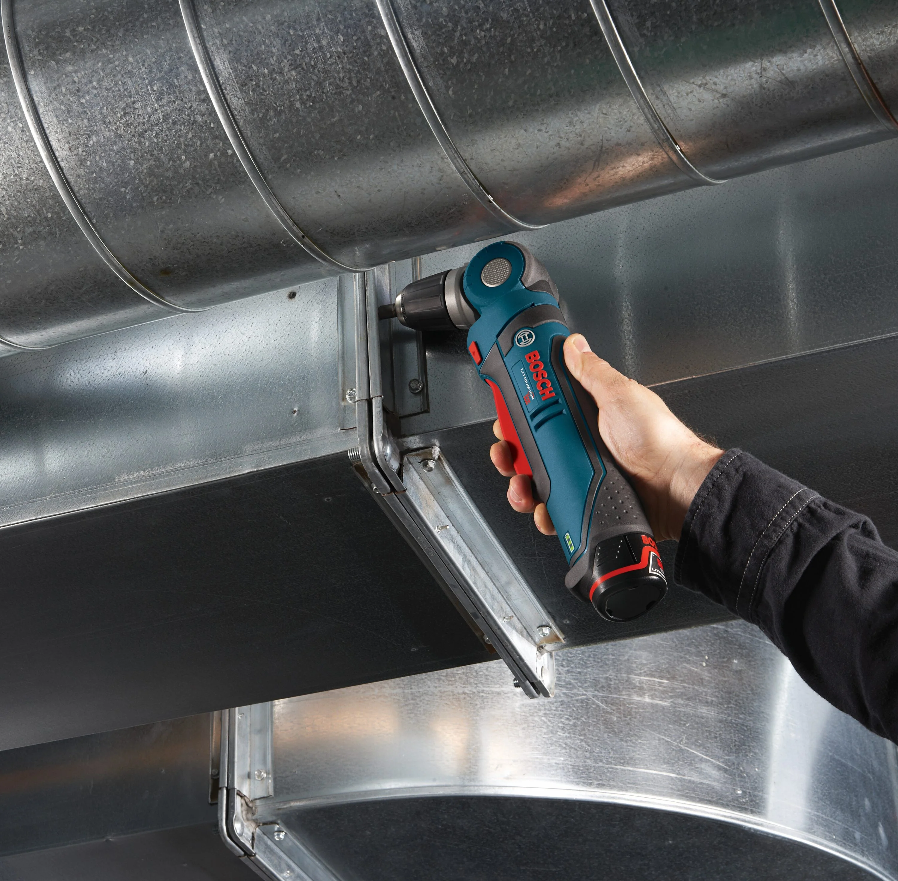 Bosch 12V Max 3/8-in Pivoting-Head Cordless Drill/Driver Kit with Charger and 1 Battery - Image 3
