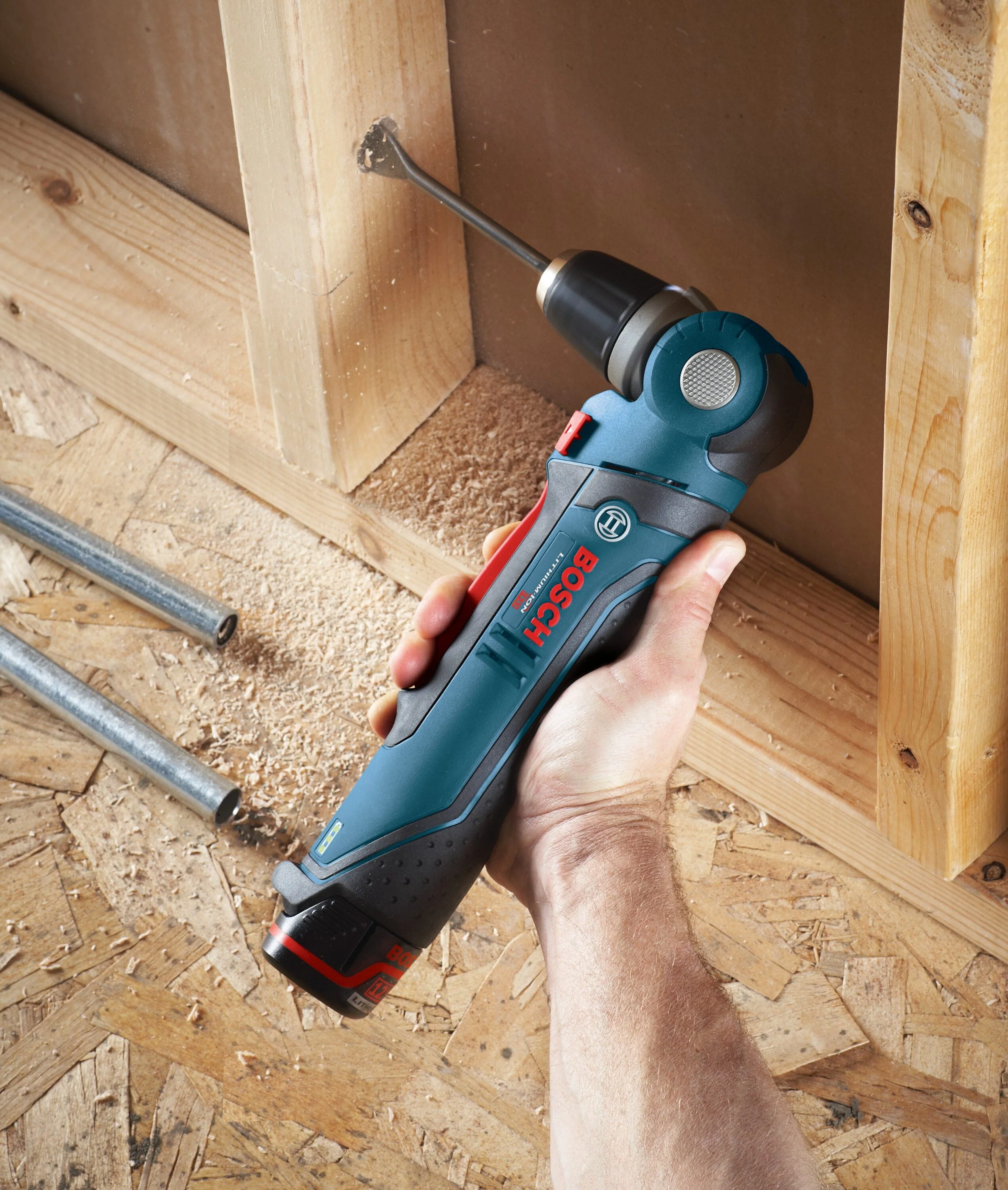 Bosch 12V Max 3/8-in Pivoting-Head Cordless Drill/Driver Kit with Charger and 1 Battery - Image 6