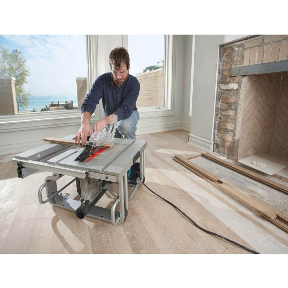 Bosch 15 Amp 10 in. Corded Portable Worksite Table Saw with Smart Guard System and 24-Tooth Carbide Blade (GTS1031) - Image 5