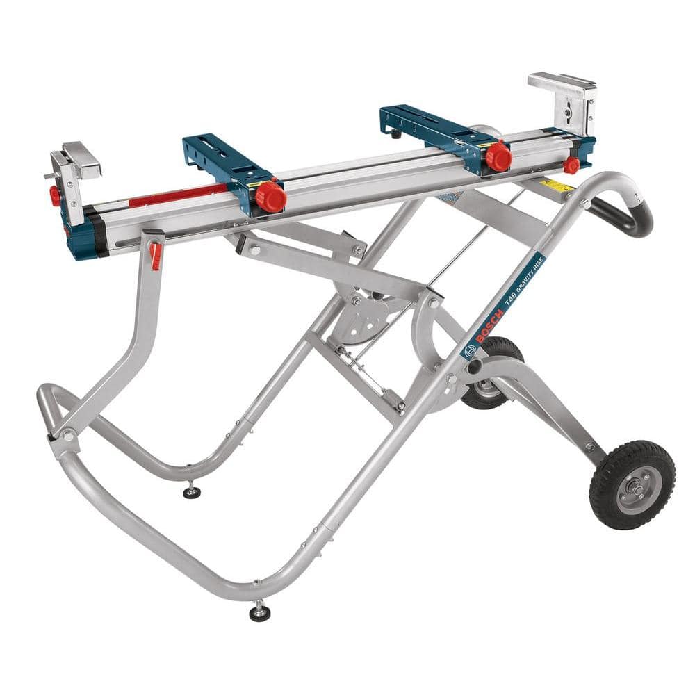 Bosch 15 Amp 12 in. Corded Dual-Bevel Sliding Glide Miter Saw Combo Kit with Gravity-Rise Wheeled Stand - Image 8