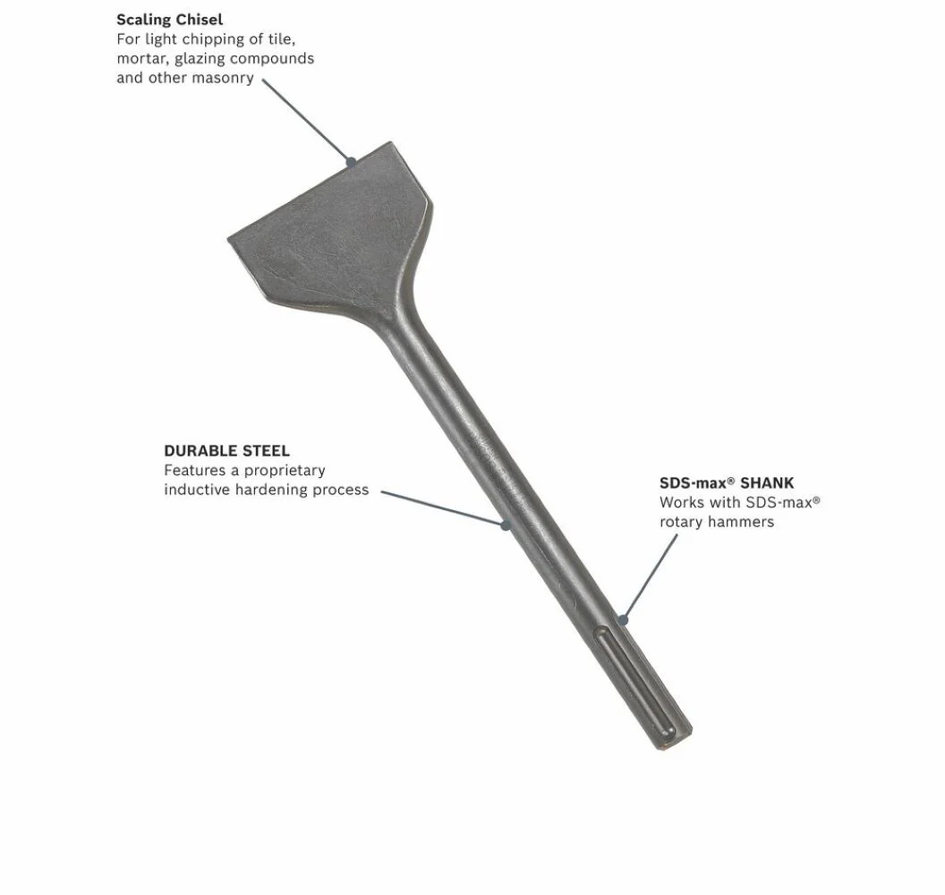 Bosch 3-in x 12-in SDS-max Scaling Chisel Mortising Bit - Image 3