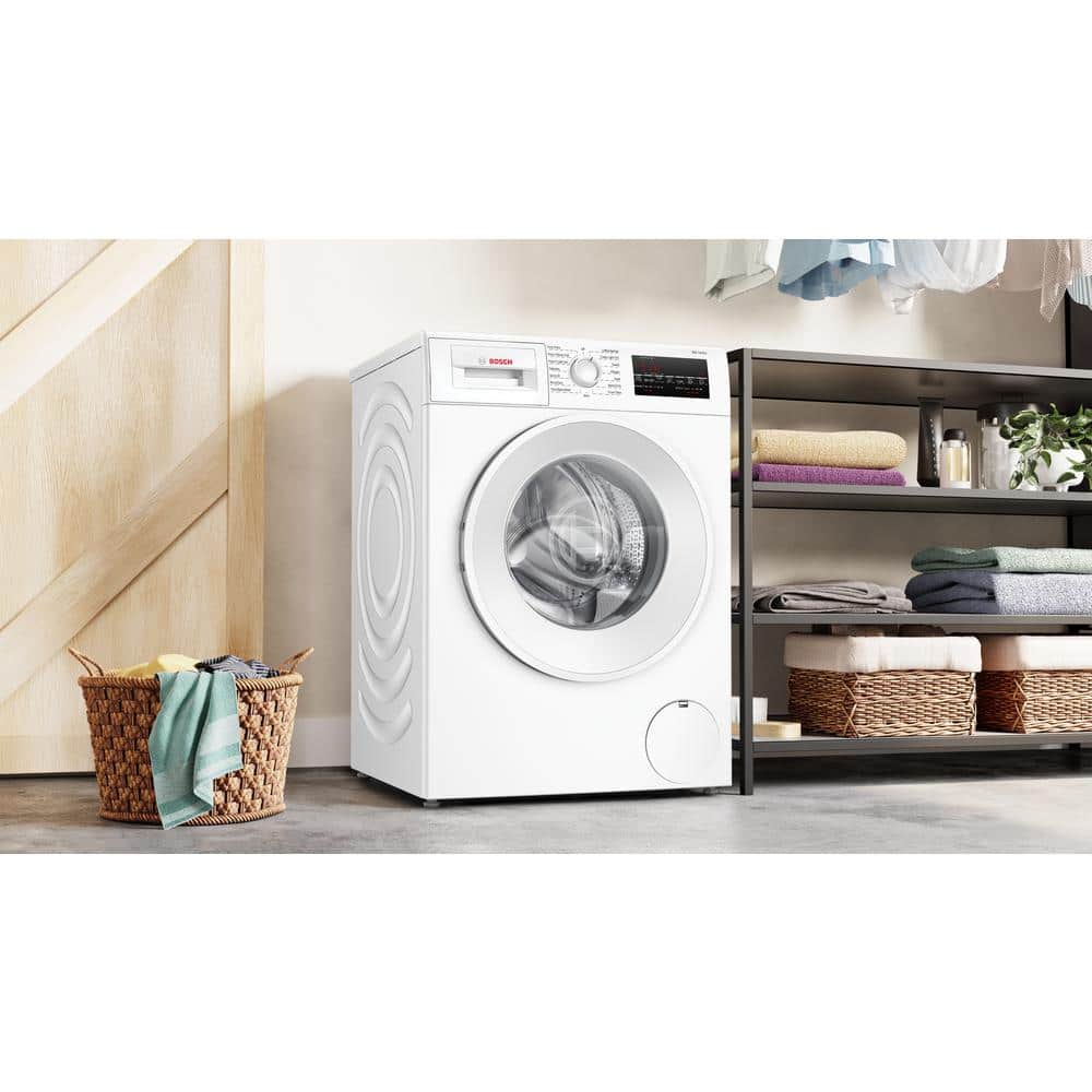 Bosch 300 Series 24-in 2.2-cu ft High-Efficiency Stackable Front-Load Washer (White) ENERGY STAR - Image 7
