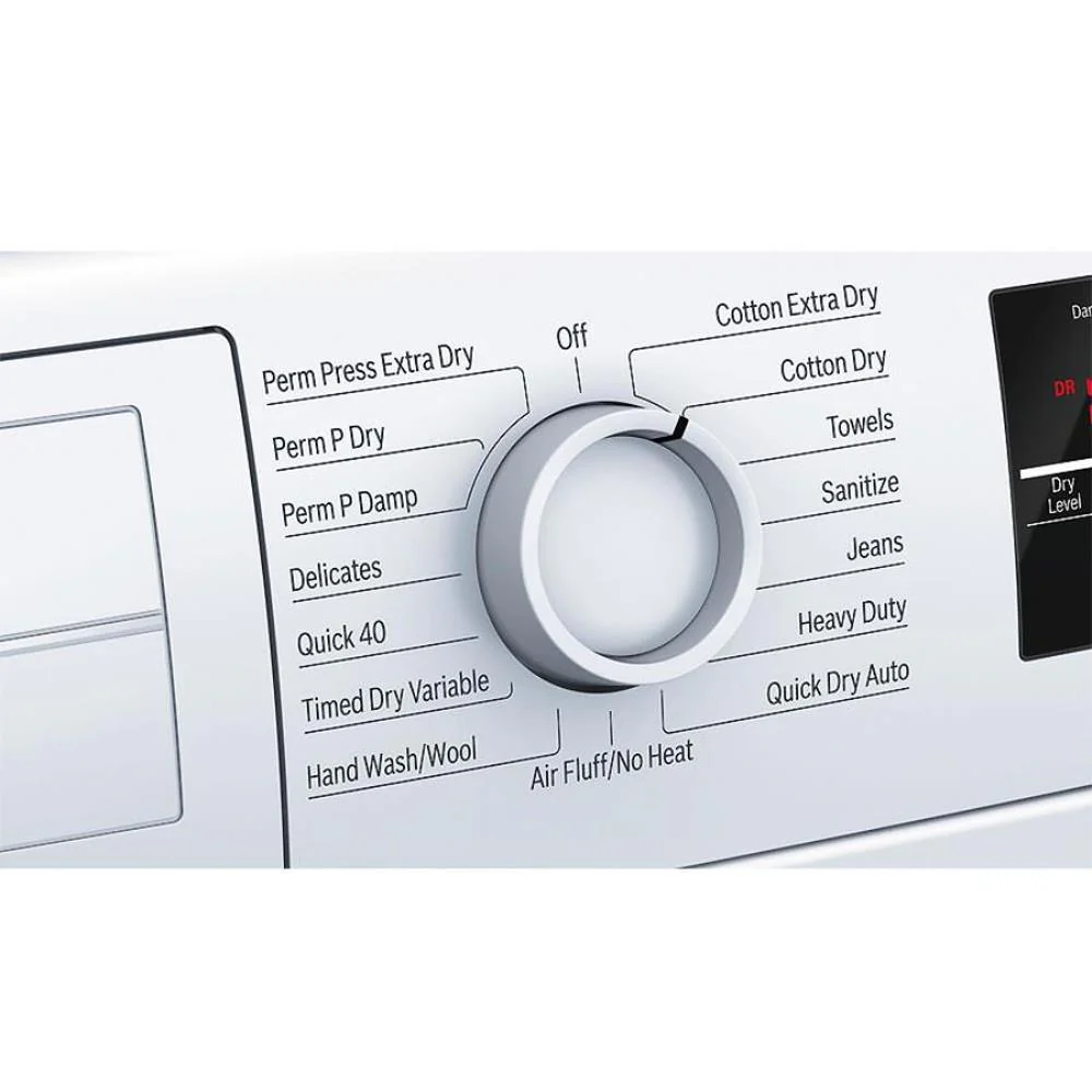 Bosch 300 Series 4-cu ft Stackable Ventless Electric Dryer, White, WTG86400UC - Image 5