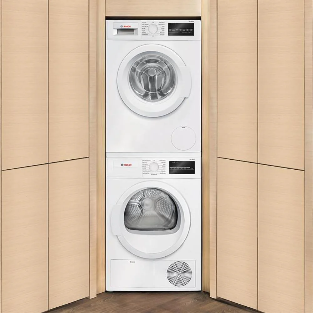 Bosch 300 Series 4-cu ft Stackable Ventless Electric Dryer, White, WTG86400UC - Image 7