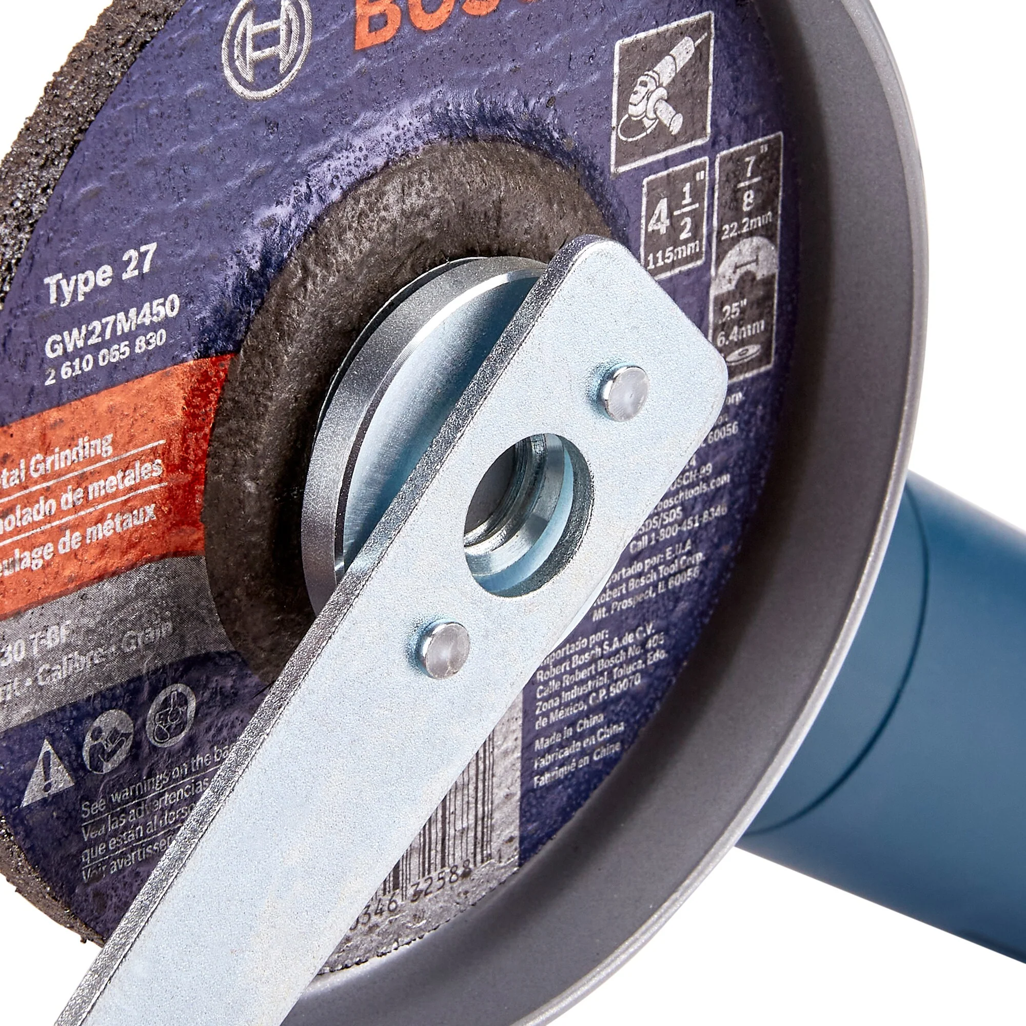 Bosch 4-1/2-in 6-Amp Sliding Switch Corded Angle Grinder, 11,000 RPM, 1375A - Image 4