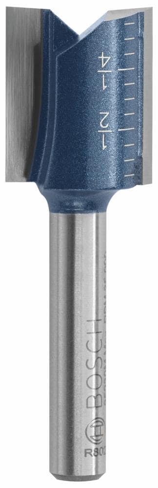 Bosch 5/8-in Carbide-Tipped Straight Router Bit, 1/4-in Shank, 3/4-in CEL - Image 5