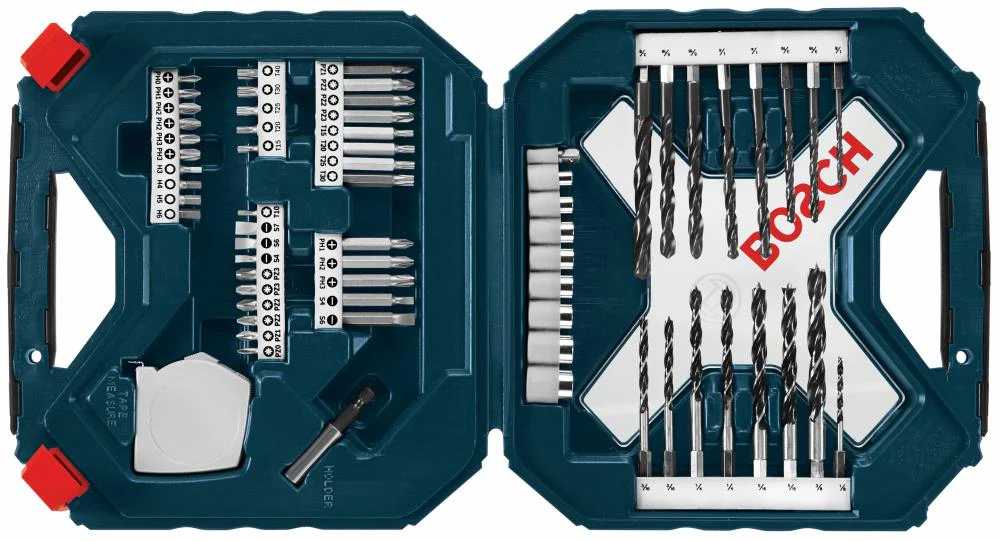 Bosch 65-Piece High-Speed Steel Hex Shank Screwdriver Bit Set, MS4065 - Image 3