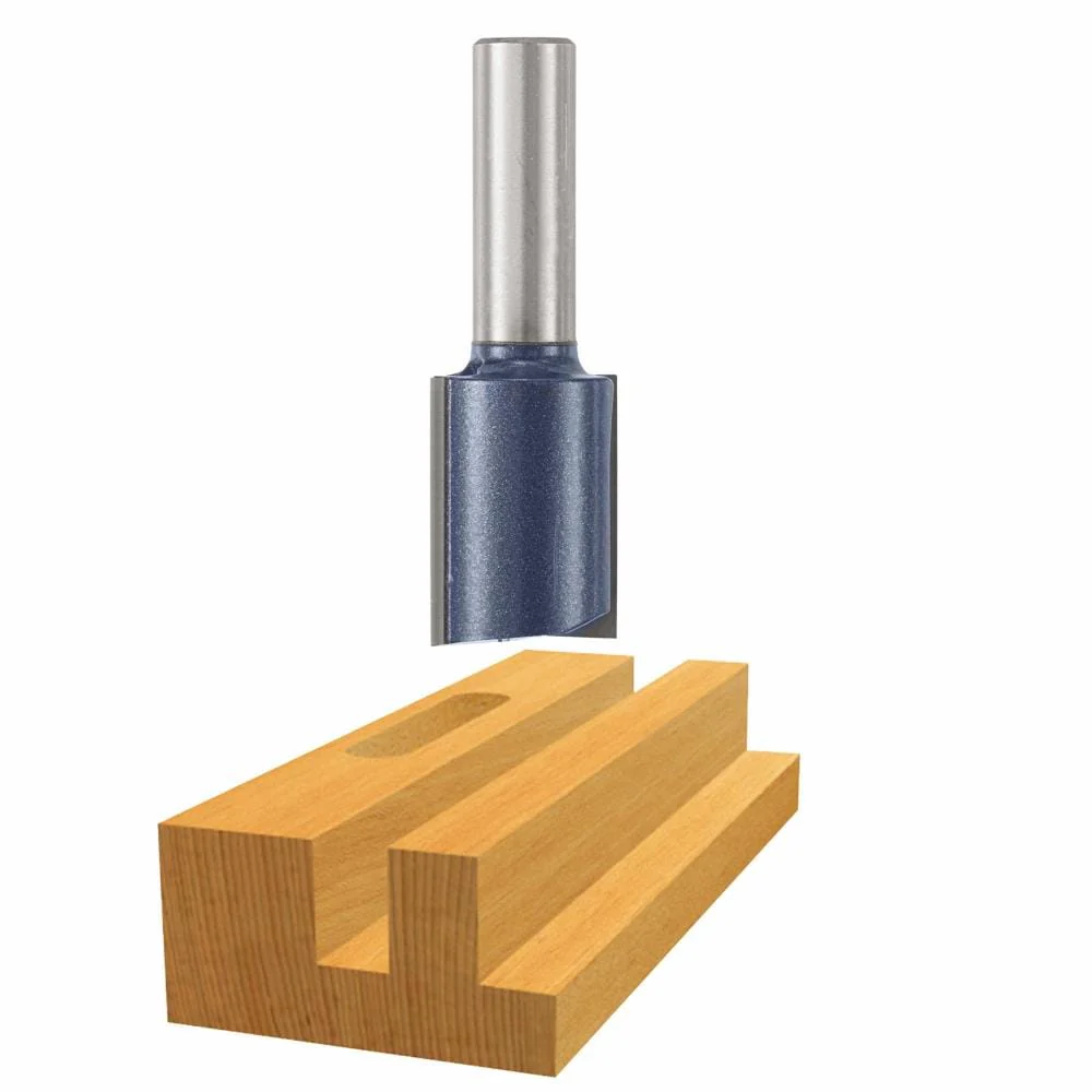 Bosch 7/8-in Carbide-Tipped Straight Router Bit, 1/2-in Shank