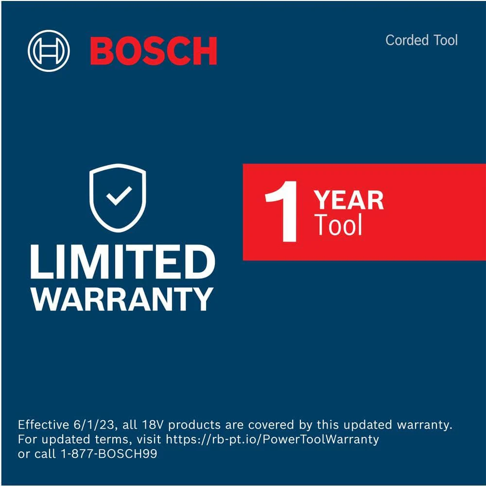 Bosch 7 Amp Corded 1/2 in. Concrete/Masonry Variable Speed Hammer Drill Kit with Hard Case - Image 5
