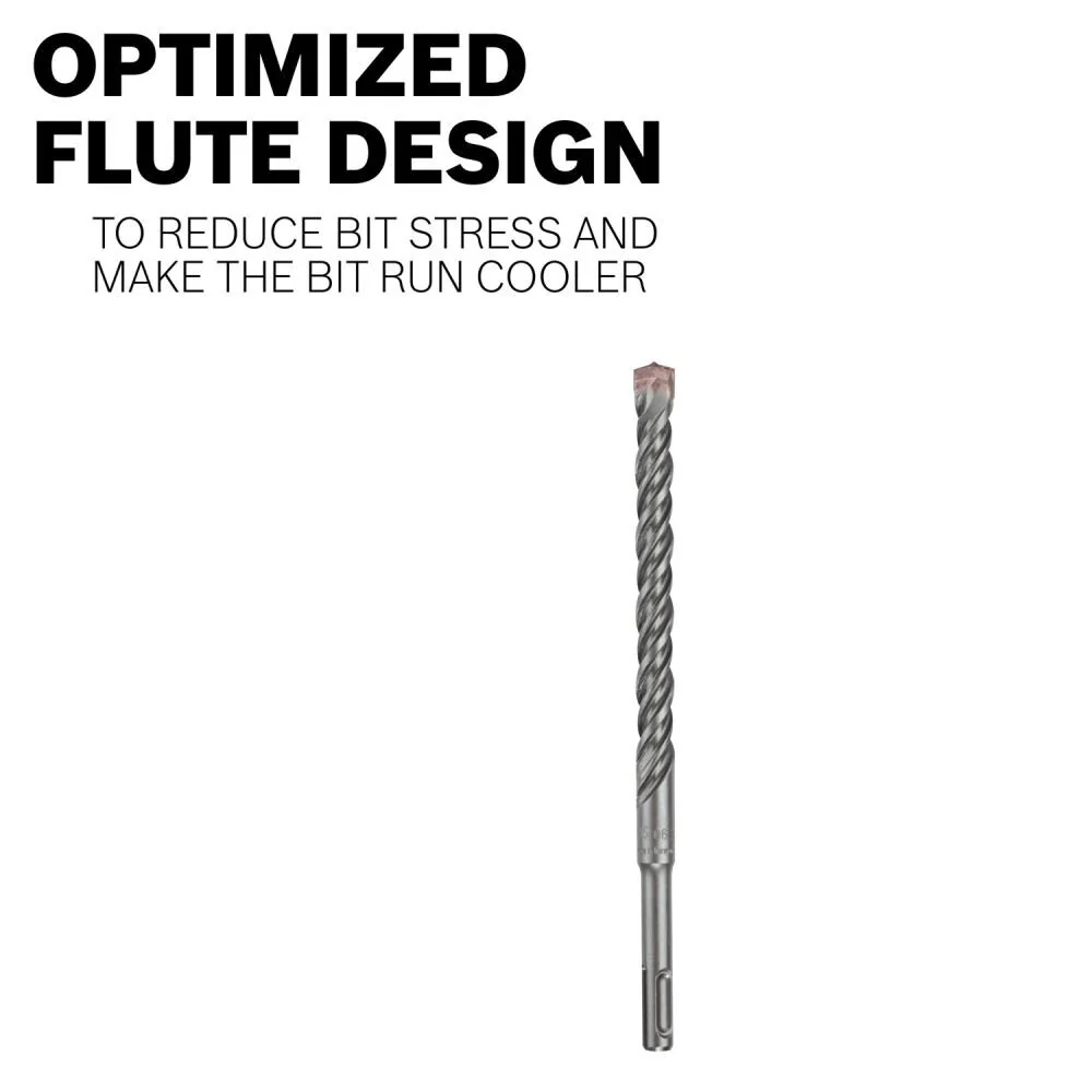 Bosch Bulldog 3/16-in x 6-1/2-in Alloy Steel Masonry Drill Bit for SDS-Plus Drill, Carbide Tip - Image 6