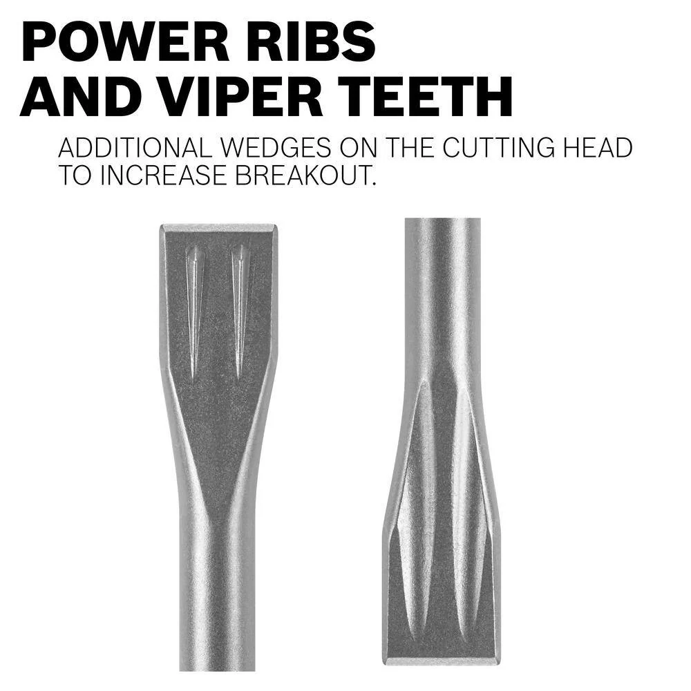 Bosch Bulldog Xtreme 1-1/2 in. x 10 in. SDS-Plus Hammer Steel Self-Sharpening Tile Chisel - Image 8