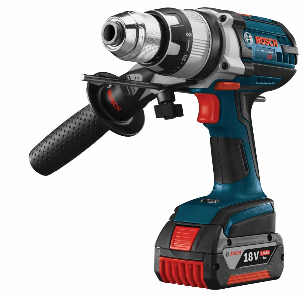 Bosch CLPK222-181 18V 2-Tool Combo Kit with Hammer Drill/Driver & 1/4-in Impact Driver, 2x 4.0Ah Batteries, Charger & Soft Case - Image 2